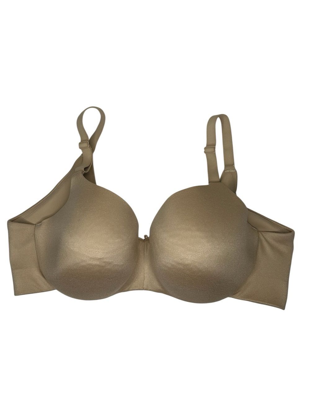 Cacique Smooth Molded lined Demi Bra 38DD 38E Taupe Beige